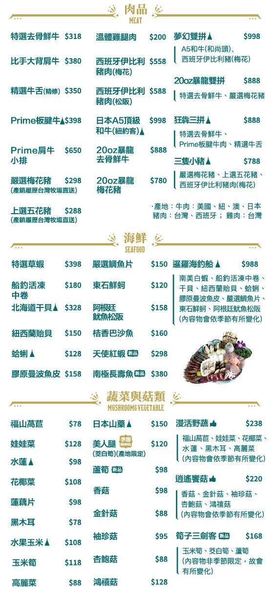 泰滾 Rolling Thai｜美食地圖 skmeats菜單