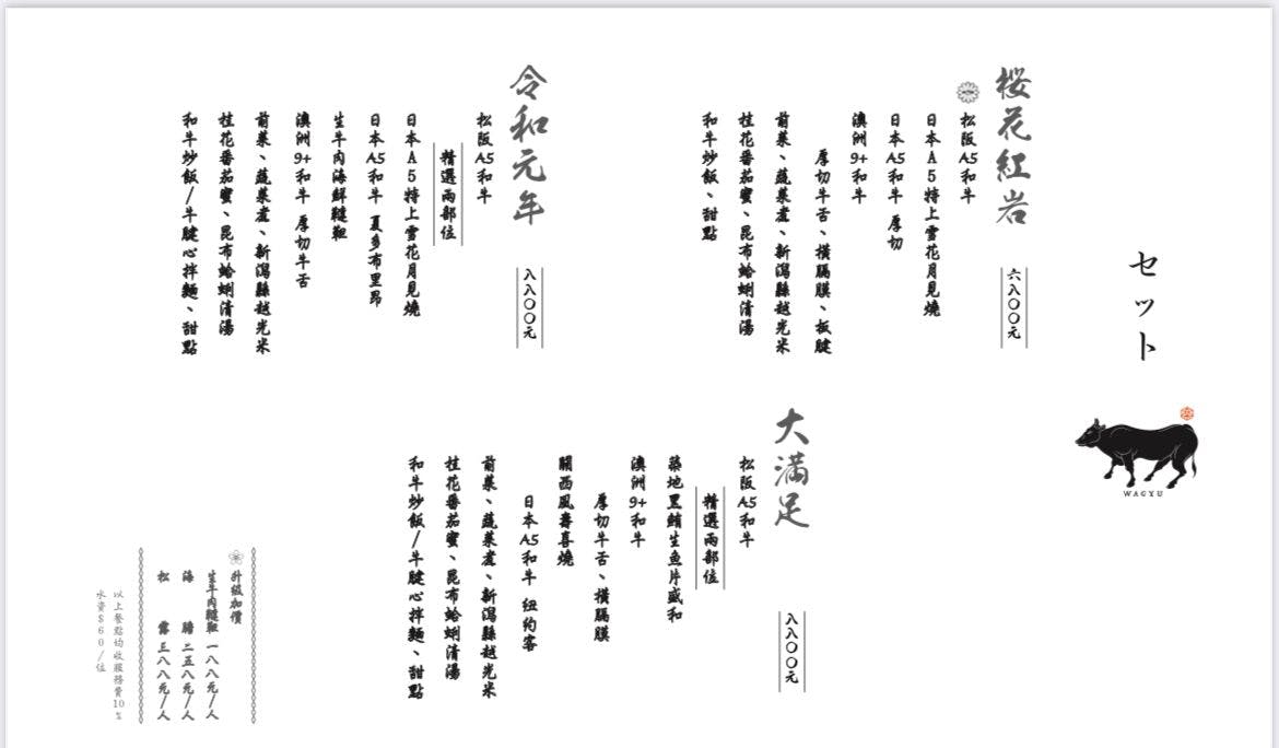 菜單
