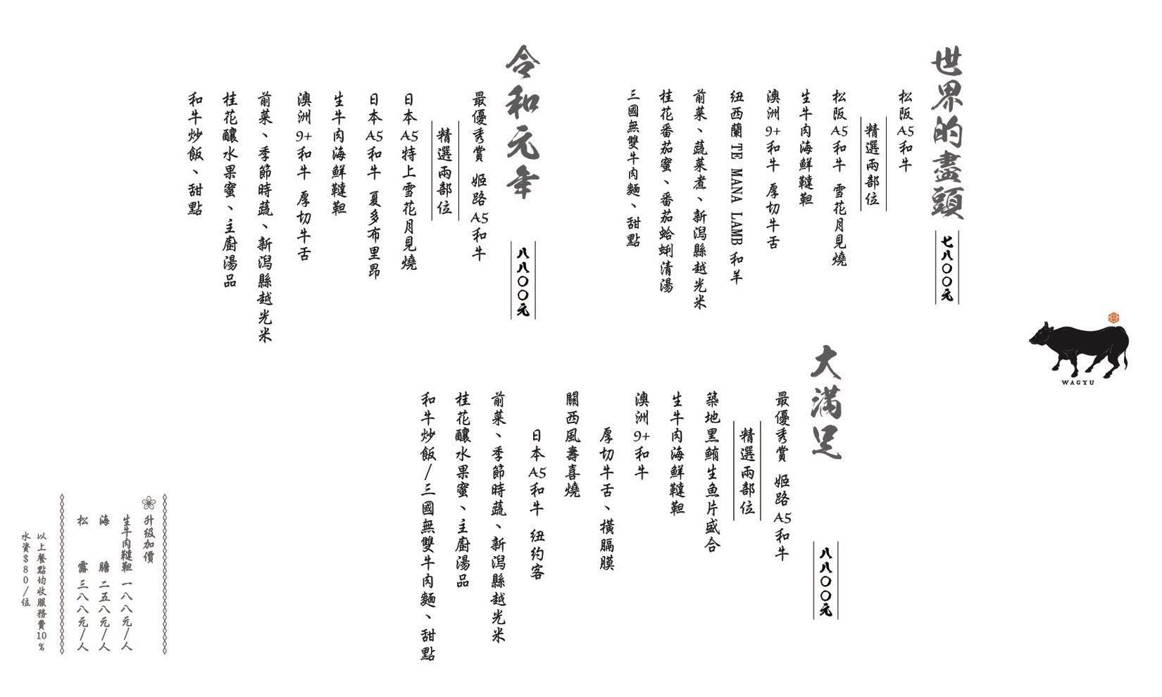 菜單