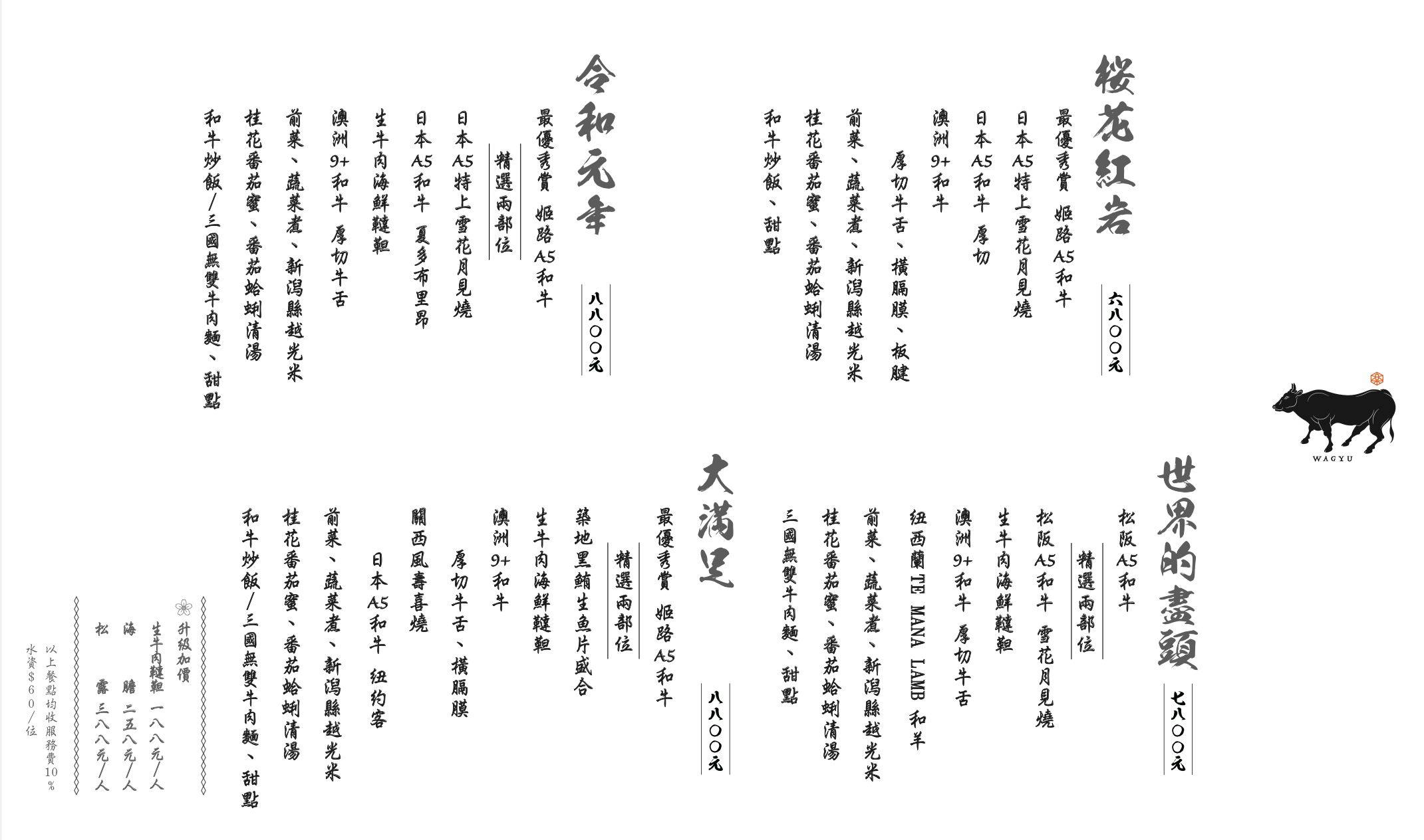 菜單