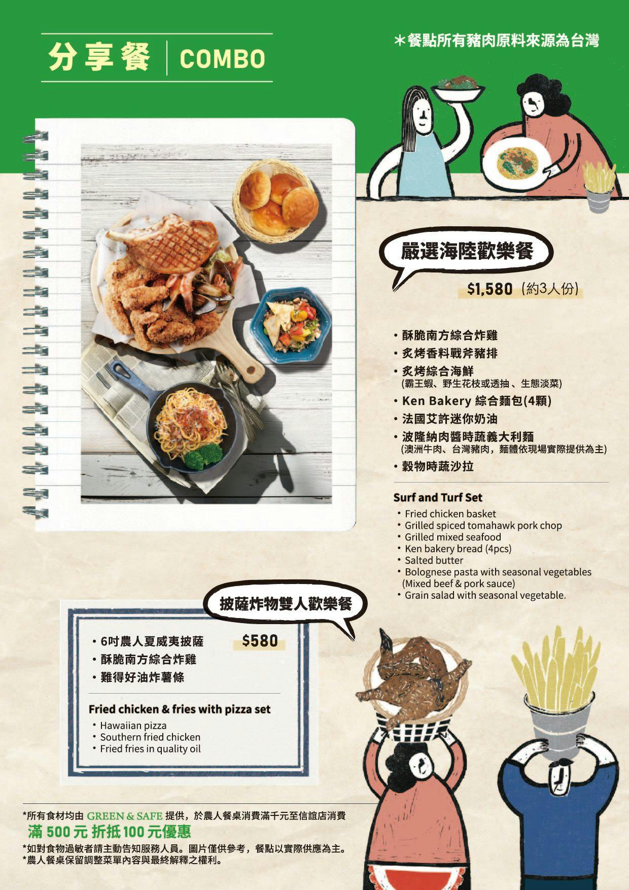 【台北中正美食】農人餐桌親子餐廳：比較適合小小孩的親子友善餐廳︱中正紀念堂站：交通便利、菜單推薦、親子友善環境、用餐心得