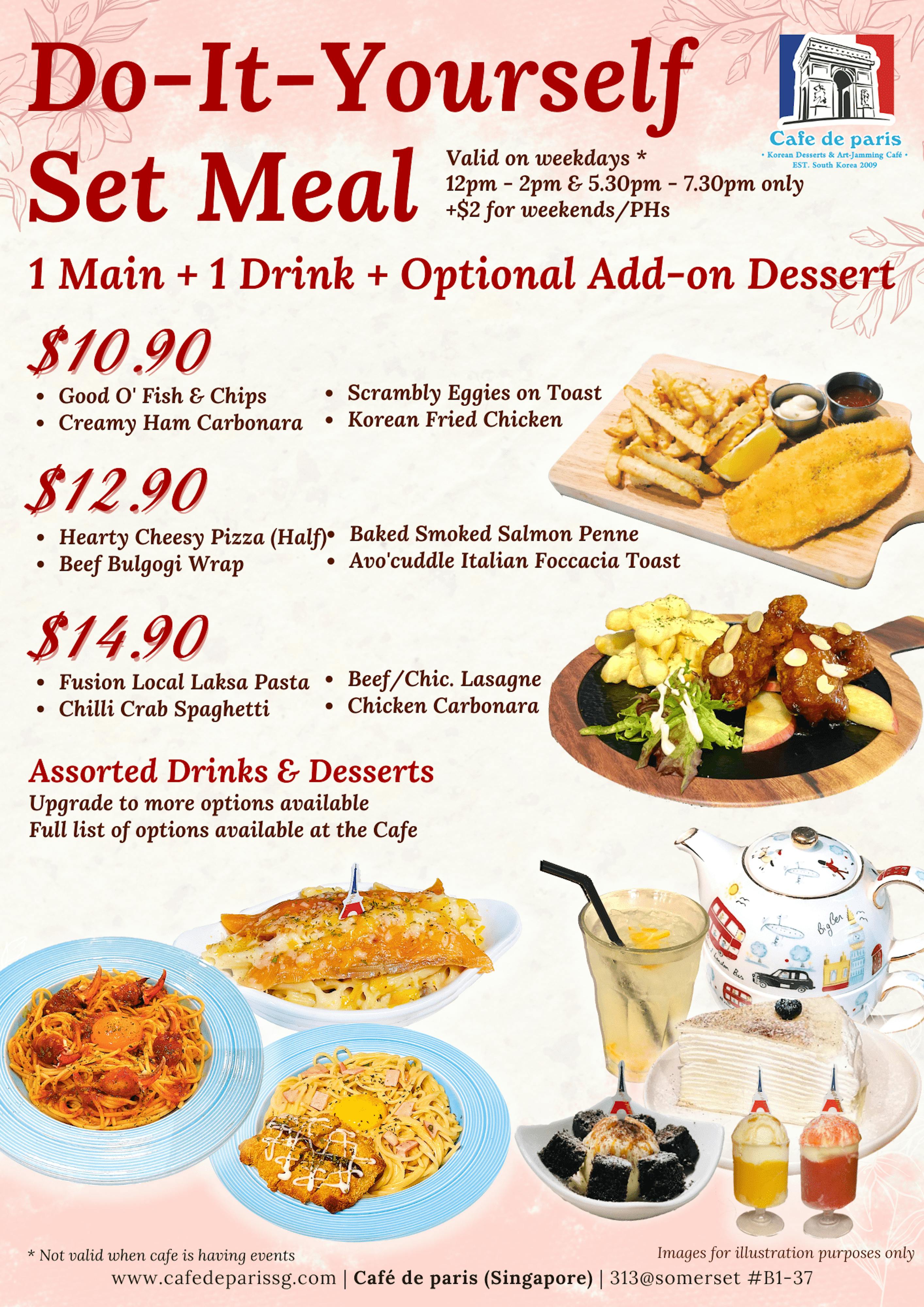 Café de Paris (Art Jamming Reservation) Book Now! inline online