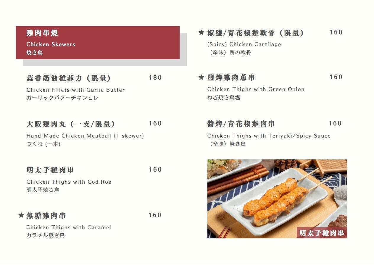 菜單