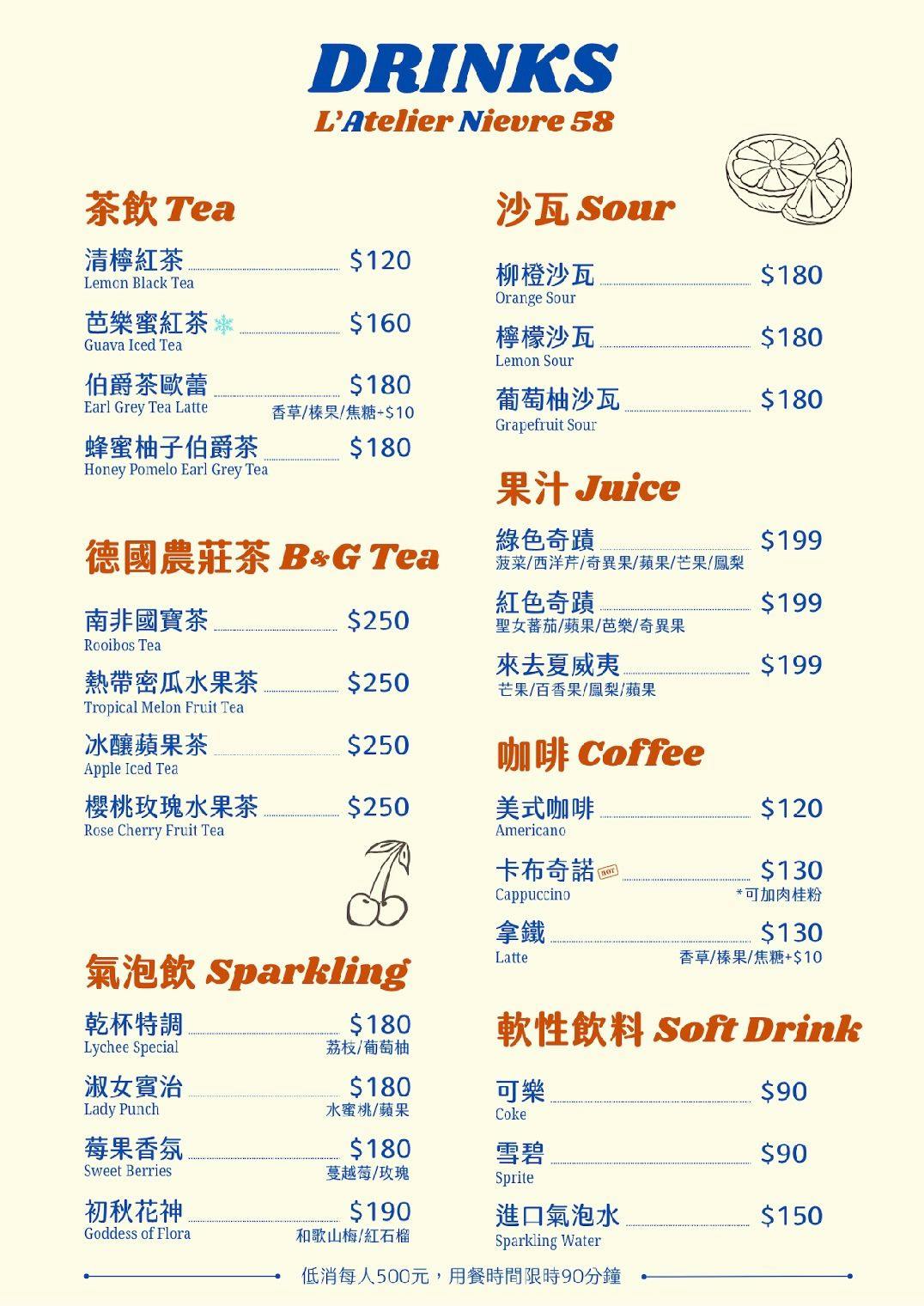 菜單