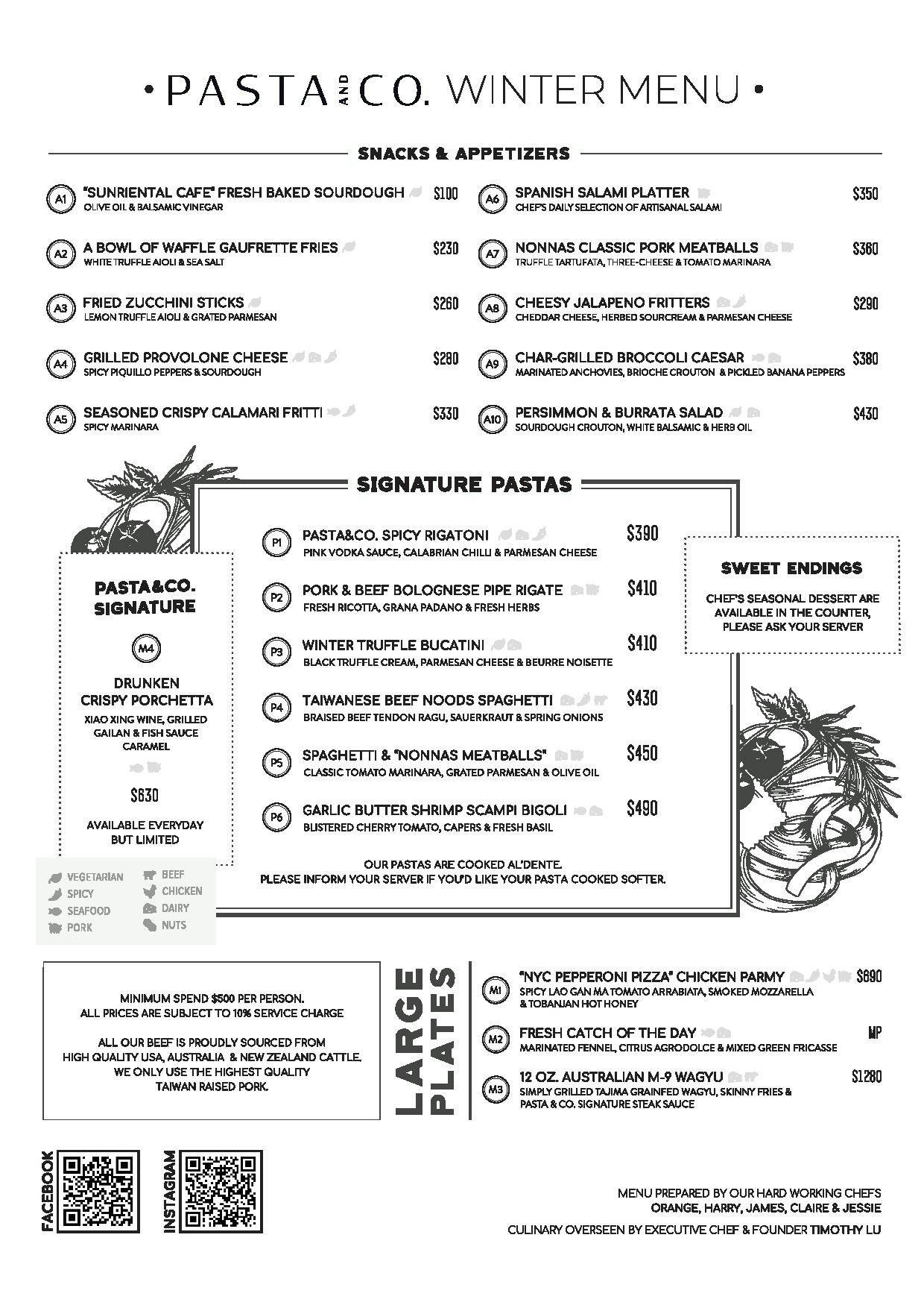 PASTA & CO. 南京店 Book Now! inline online bookings