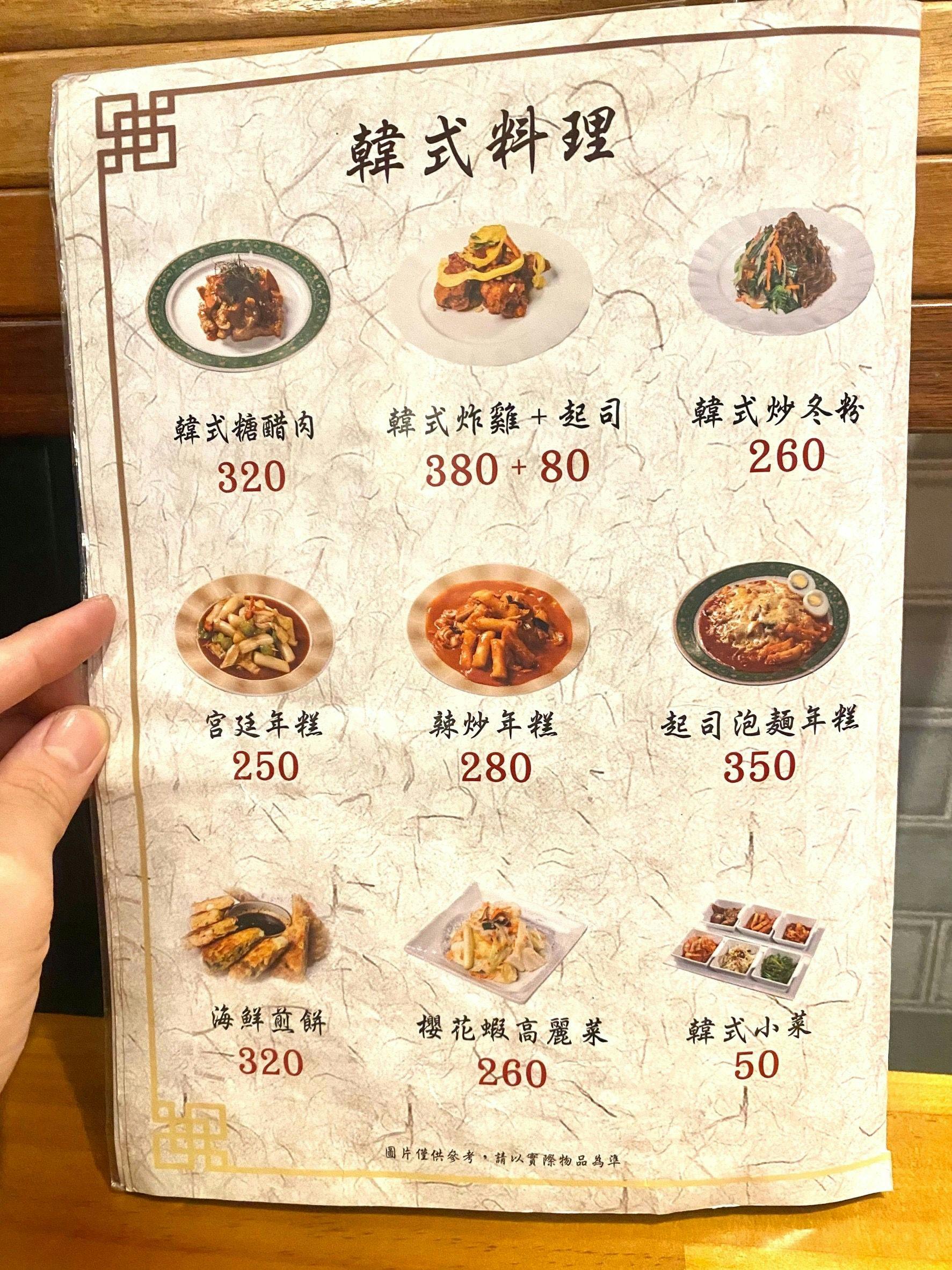 菜單