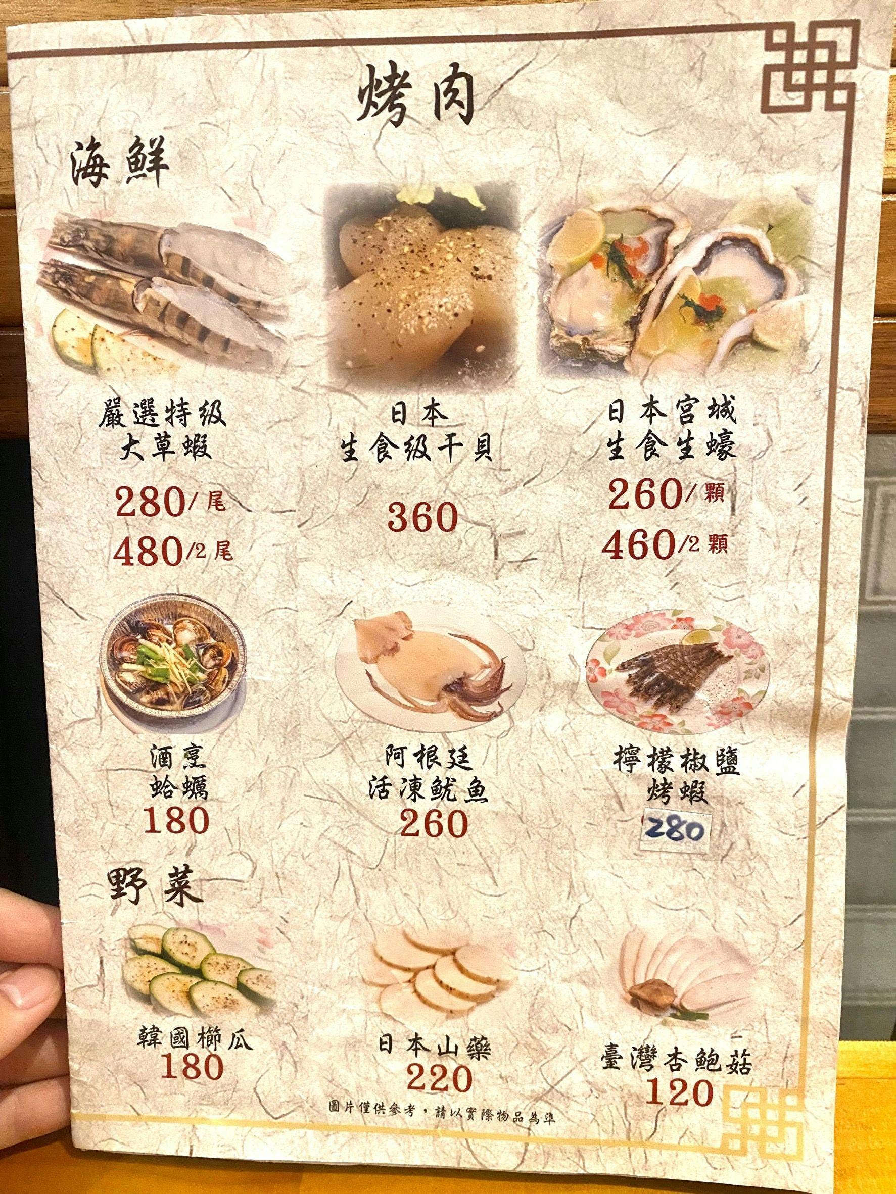 菜單