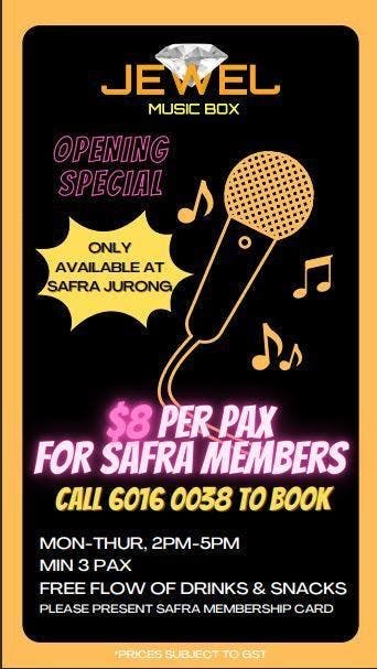 JEWEL Music Box Book Now! inline online bookings