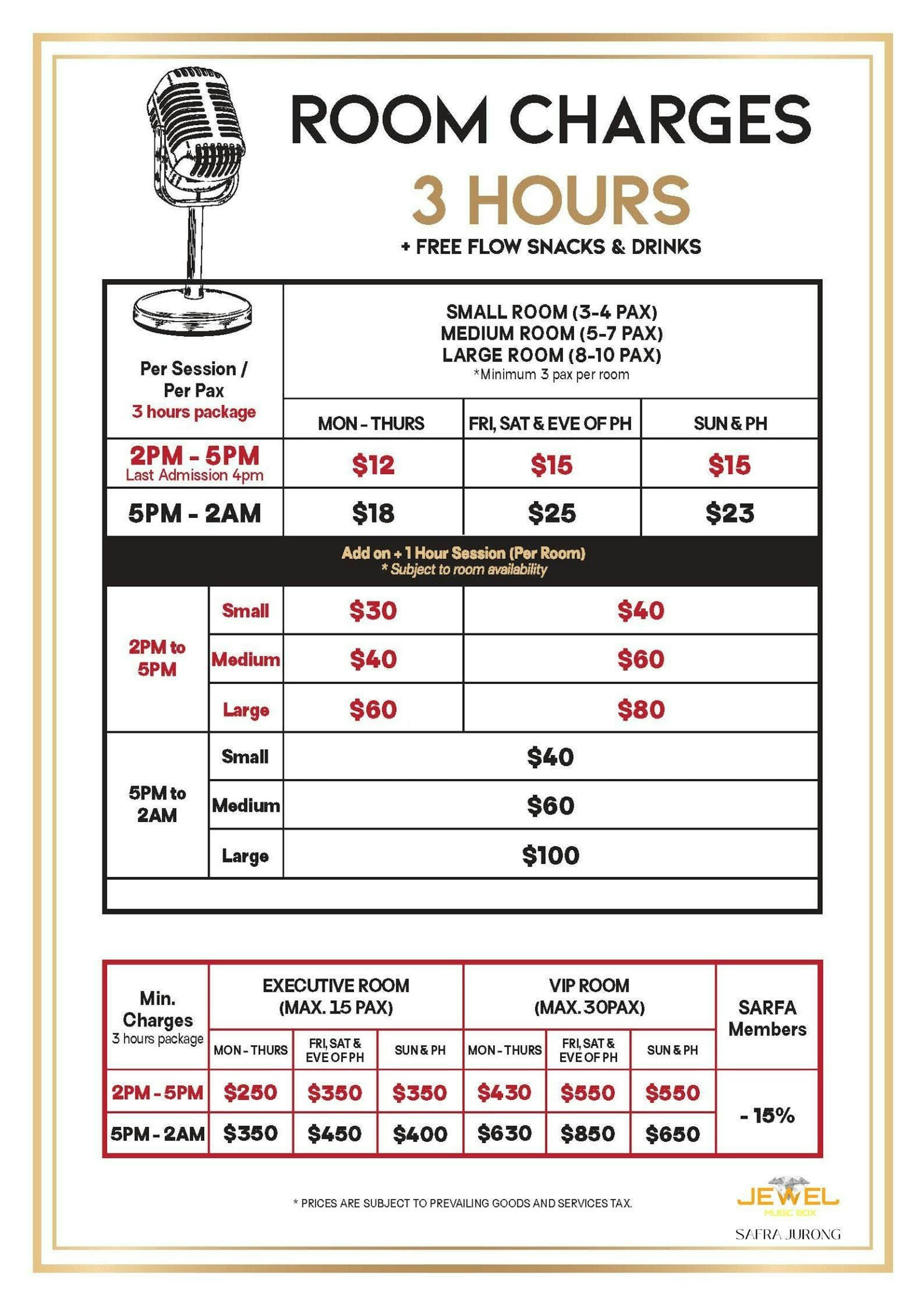 JEWEL Music Box Book Now! inline online bookings