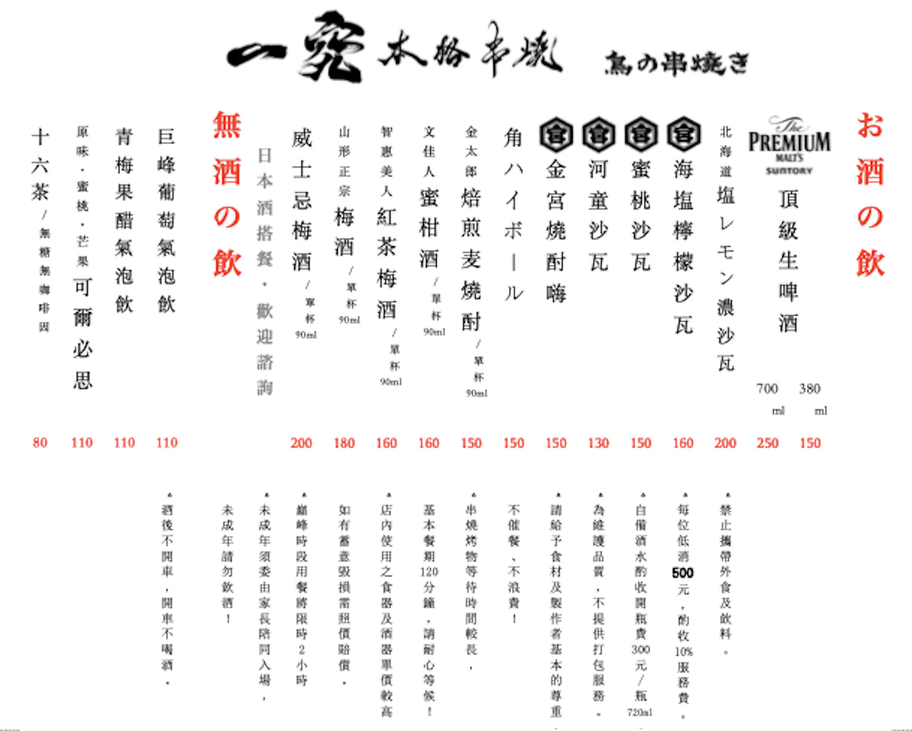 一究本格串燒 | 立即訂位！inline 線上訂位預約
