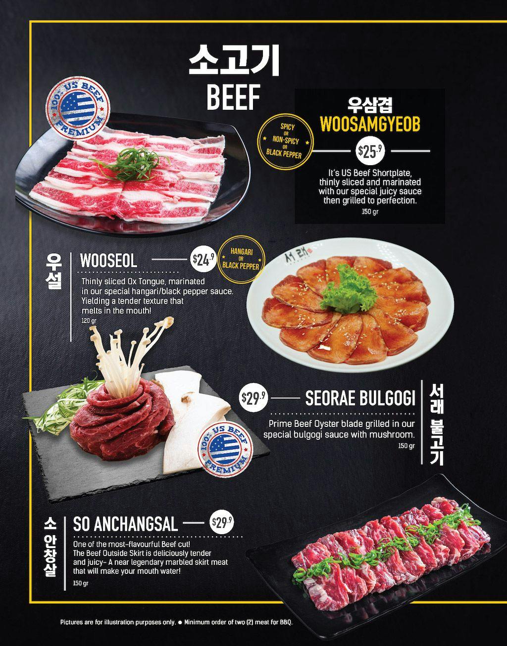 Seorae Korean Charcoal BBQ Book Now! inline online bookings