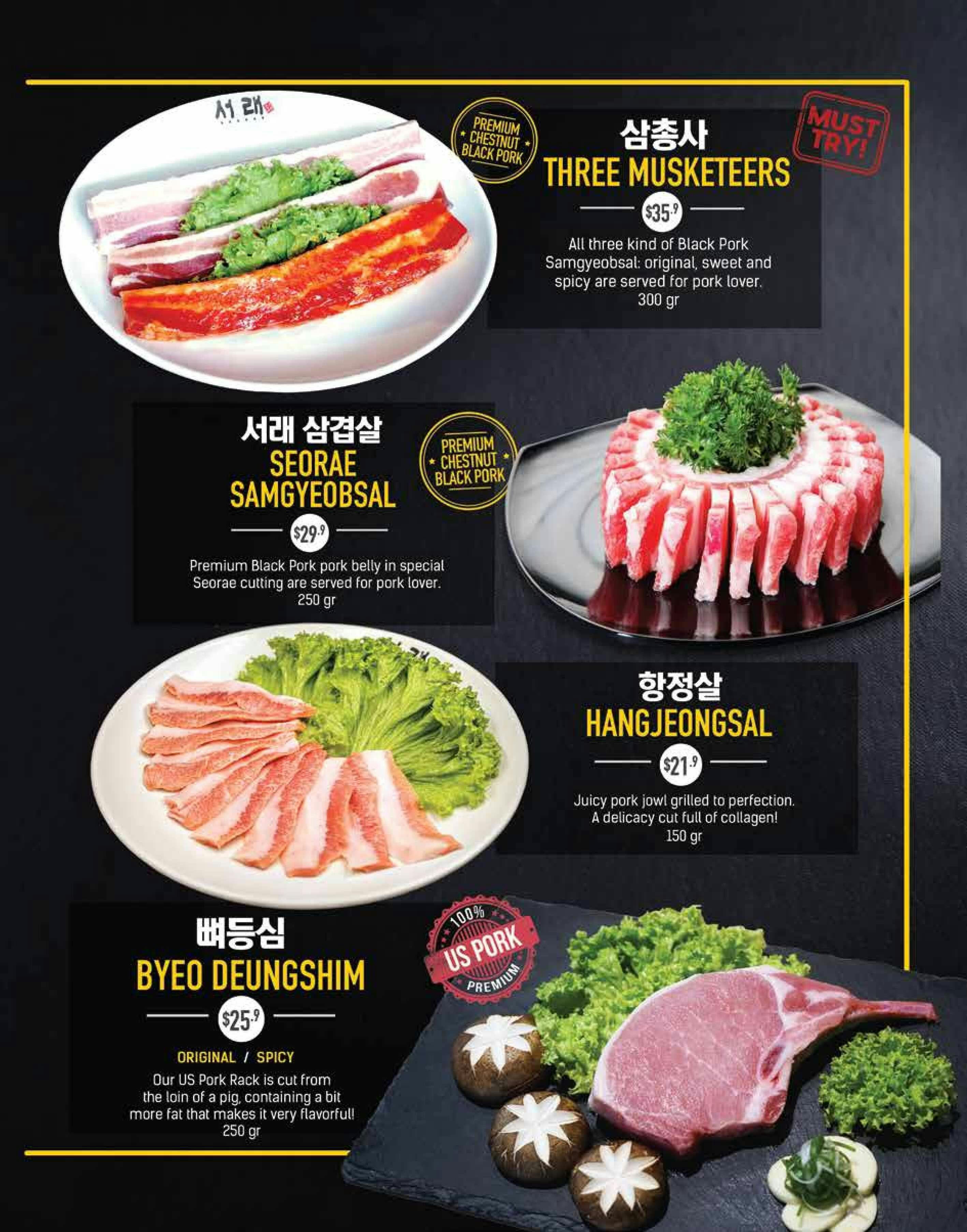 Seorae Korean Charcoal BBQ Northpoint City Book Now! inline online