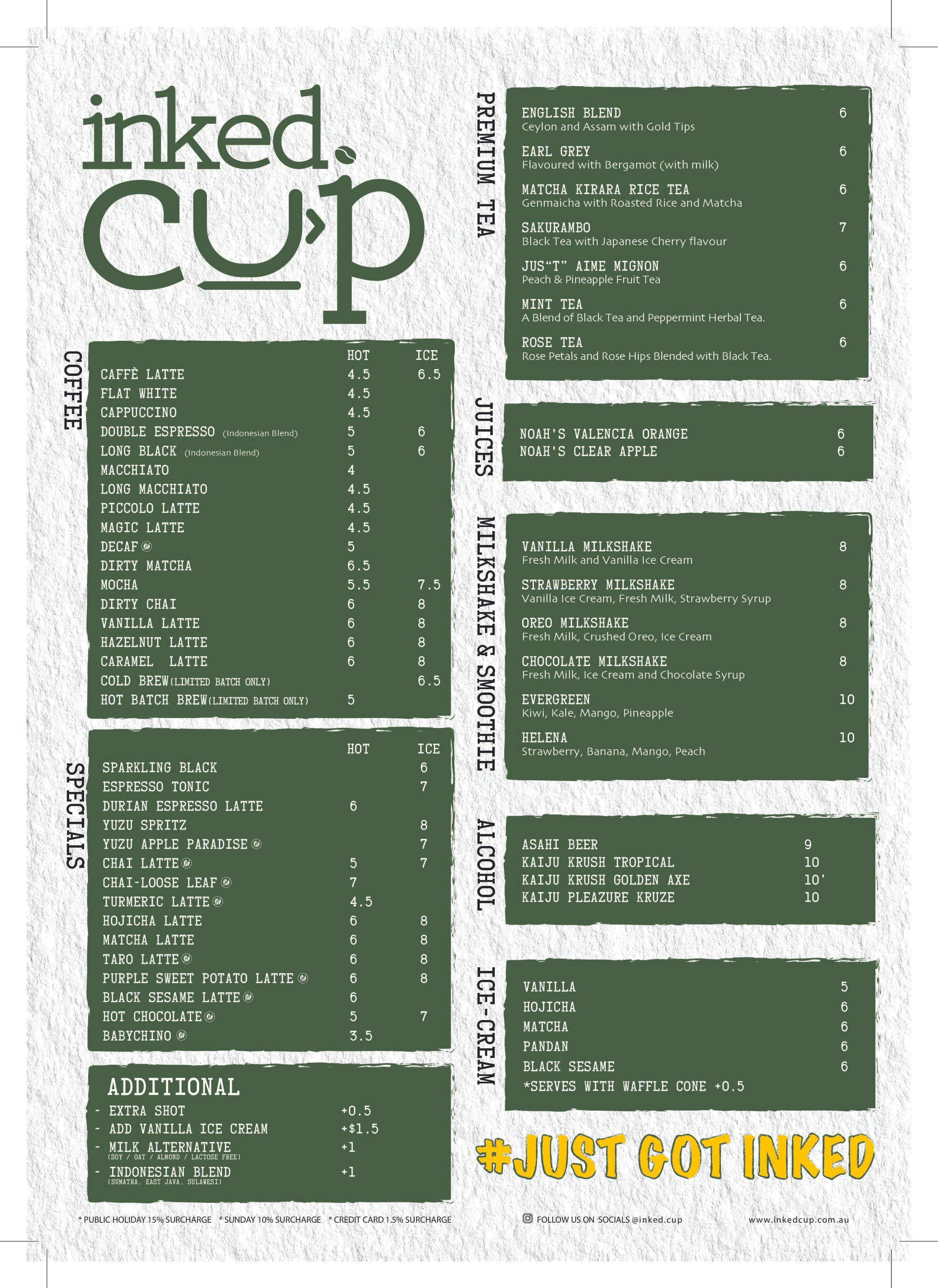 Inked Cup Doncaster | Book Now! - inline online bookings