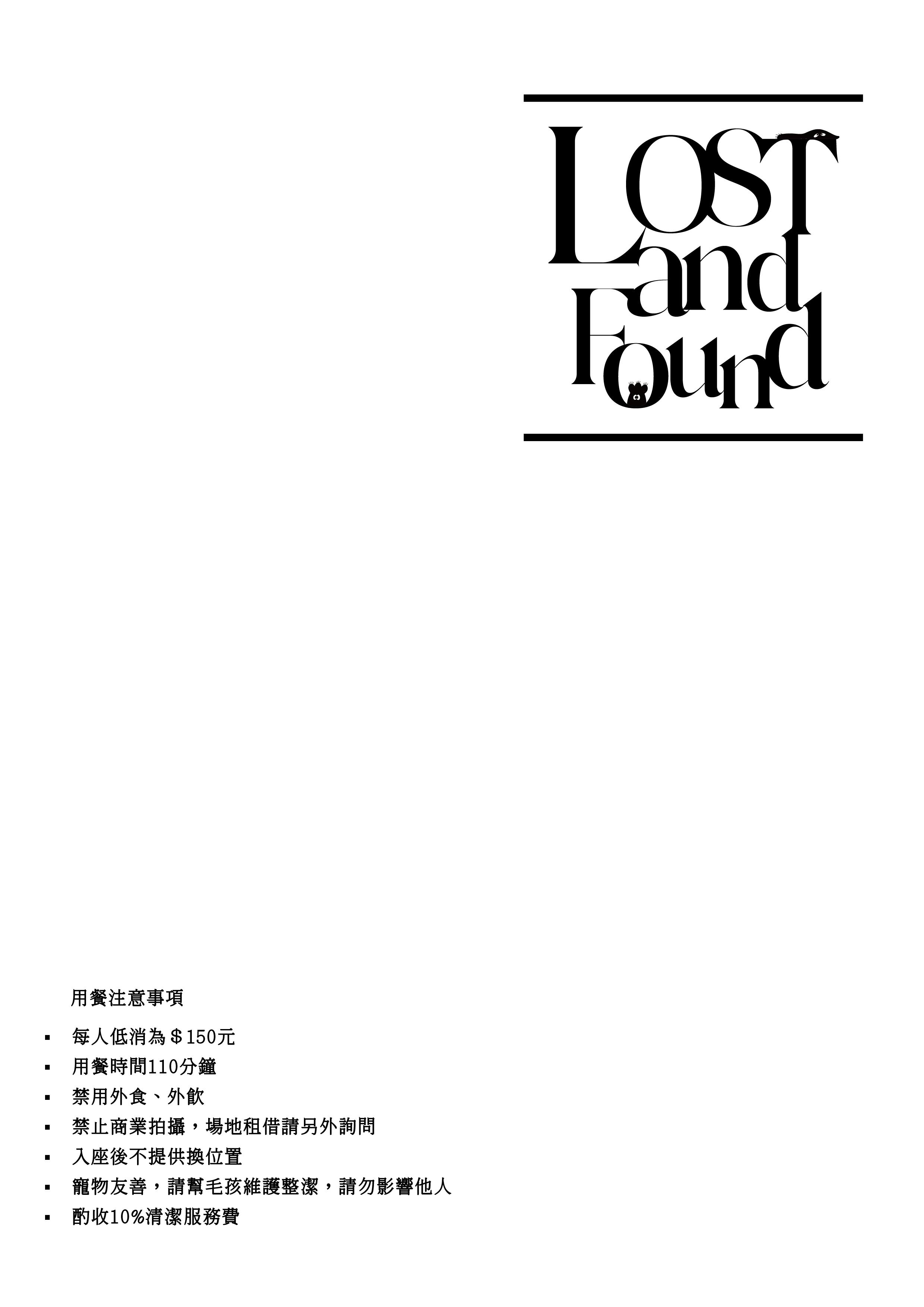 LOST and Found | Book Now! - inline online bookings